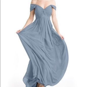 AZAZIE Dusty Blue Kaitlynn Bridesmaid Dress